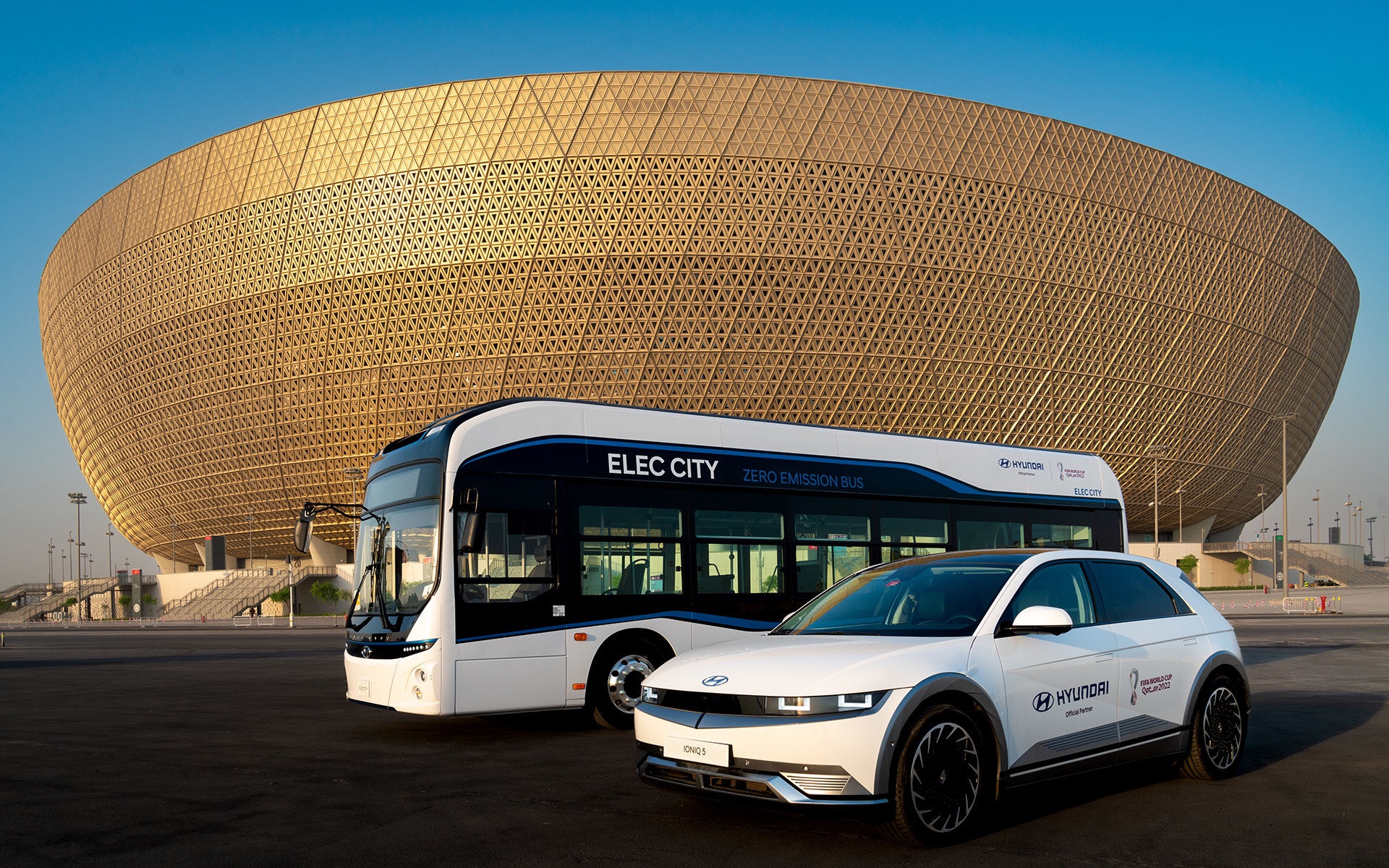 Estos serán los carros eléctricos para el Mundial de Qatar